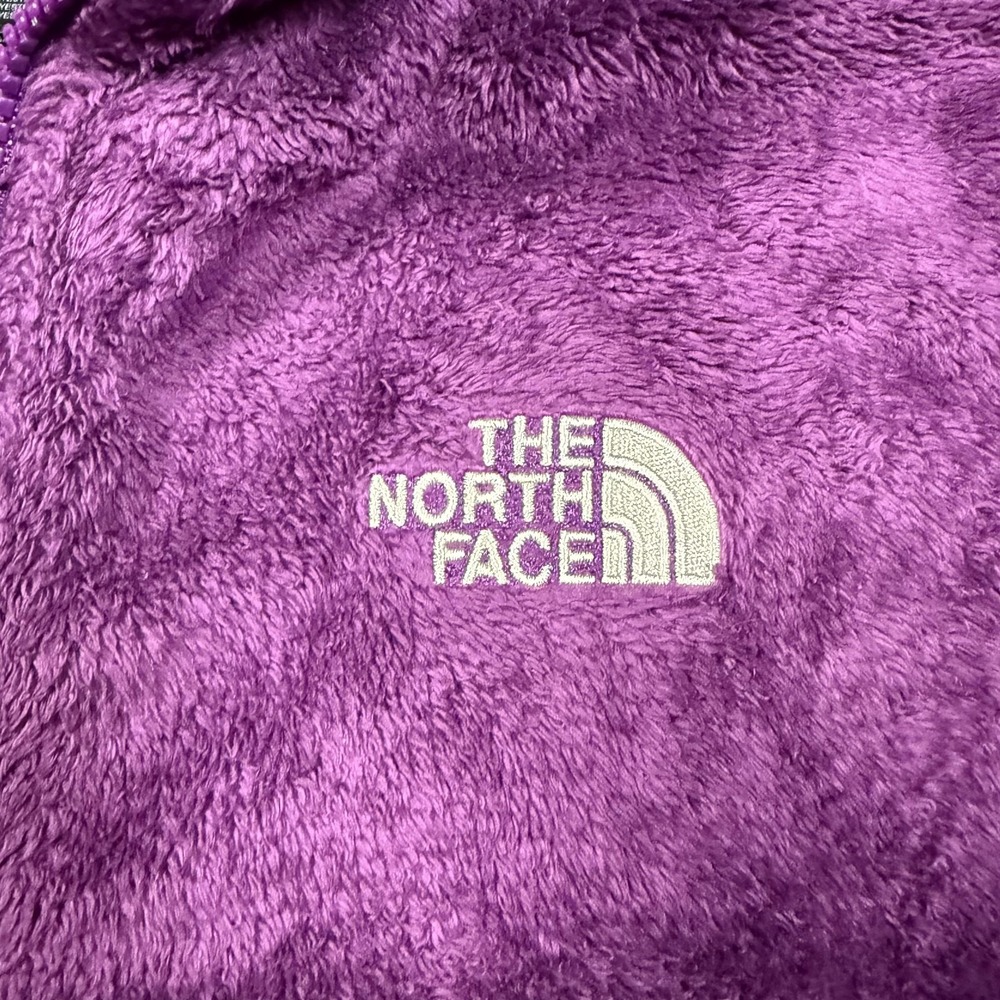 The North Face Osito Fleece Jacket Womens Medium Purple Full Zip Soft Warm Cozy - Picture 3 of 10